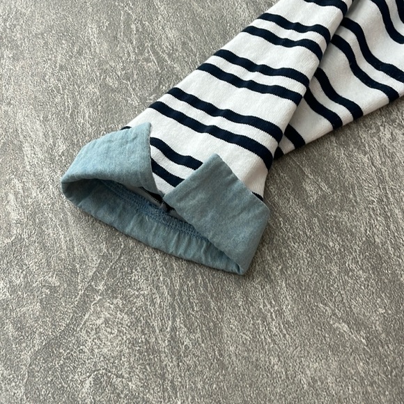 Southern Tide Navy & White Chambray Detail Collar & Cuff XS - Picture 6 of 10